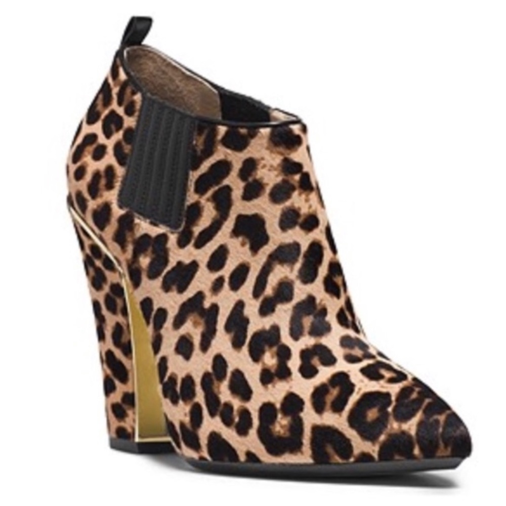 Brand New Michael Kors Collection Leopard Booties